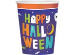 Halloween Friends Tazza Per Bambini Decorazione Di Halloween 8 Pezzi Colorati 250 Ml -