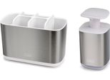 Porta-Spazzole Con Dispenser Di Sapone Joseph Joseph Easystore & Presto Acciaio 70551