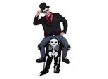 Bristol Novelty - Costume Da Cavalluccio Per Uomo/Donna Unisex - Halloween BN421 (Taglia Unica) (Nero/Grigio/Bianco)