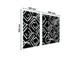 Piastre Copri Fornelli 2 Pezzi 90X52 Ceramica Copri Piano Cottura Vetro Tagliere Pezzo Nero