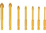 Kraft&Dele Punte Per Vetro 3,5-12 Mm, Set Di 7 KD11250