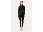 Set Intimo Termico Da Donna Maglia Termica Funzionale + Pantaloni Termici Rr Speed X-Winter + Passamontagna - Nero - M