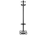 Attaccapanni In Metallo WML-1 - Per Casa, Ufficio, Ristorante, Hotel, Altezza 173 Cm, Nero