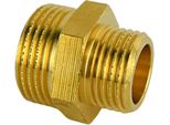 Riduzione Nipplo In Ottone 3/8 X 1/2