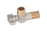 Valvola Triangolare In Ottone Con Filettatura G1/2, Valvola Triangolare Con Filettatura G1/2, Valvola Per Acqua Fredda E Calda, Valvola Triangolare Per Acqua Calda E Fredda, Valvola Di Intercettazione Angolare Da 1/2 Pollice, Valvola Triangolare A Grande Portata