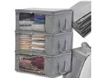 Set Di 3 Borse Organizer Per Biancheria Da Letto, Vestiti E Coperte