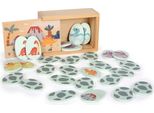 Piede Piccolo - Gioco Di Memorie In Legno Dino In Scatola Di Custodia