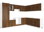 Vidaxl Set Di Armadietti Da Cucina Da 14 Pezzi Kalmar In Legno Effetto Rovere Marrone