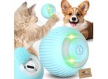Palla Interattiva Per Gatti Giocattoli Per Cani Usb Vibrante Led Elettrico