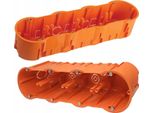 Scatola Elettrica Quadrupla Profonda Da Incasso 4X68 Con Viti Pawbol