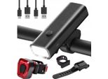 Luce Per Bicicletta A Led Anteriore Posteriore Set Di Luci Per Bicicletta Usb Impermeabile