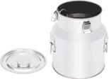 Caraffa Per Latte, Chiusura Ermetica, Facile Da Trasportare, Argento