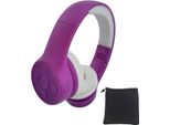 Cuffie Bluetooth Per Bambini Con Volume Di 85 Db, Funzione Di Condivisione Della Musica, Microfono Integrato E 15 Ore Di Autonomia. (E1 Vielot)