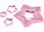 Set Di 10 Tagliabiscotti Ibili, Plastica, 4-20 Cm, Rosa