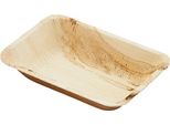 Set Di 6 Vassoi Da Portata Judge Pure Leaf, Foglie Di Palma, 19X15 Cm, Marrone