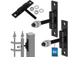 Kotarbau® Set Di 2 Cerniere Per Porte Cerniera Per Porte M20 X 120 Mm Cerniera Per Porte Avvitabile In Acciaio Verniciato A Polvere Cerniere Per Porte In Legno E Telai Di Porte In Legno Cerniere A Forare Per Porte Cerniere Per Porte Cerniera A Forare Cerniere Per Porte