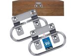 Kotarbau® 2 Pezzi Maniglia Pieghevole Maniglia Per Il Trasporto Maniglia Per Casse 13 Cm In Acciaio Zincato Raccordi Per Casse Maniglie Per Casse Maniglia Per Mobili Pieghevole Maniglie Per Armadi Maniglie In Metallo Da Avvitare Maniglia Per Cassettiere