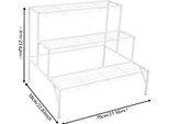 Supporto Per Piante, Struttura In Metallo, Design A Tre Livelli, Bianco