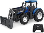 Grande Trattore Giocattolo Telecomandato Blu Little Farmer Bulldozer