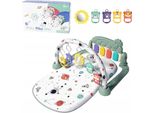 Tappeto Didattico Interattivo 3 In 1 Con Pianoforte E Sonagli Per Bambini