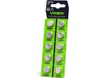 Pile Alcaline Videx AG12/LR43 In Blister Da 10 Pezzi.