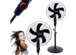 Ventilatore A Piantana, 40 W, Ventilatore, Pompa Di Circolazione, Silenzioso, Potente, Nero, 36 Cm