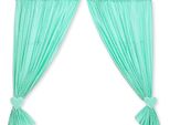 Set Di 2 Tende Da Bagno - Tavolini Per Bambini - Lavabili - Cuori Pendenti, Menta Dips