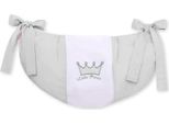 Sacchetto Portagiochi - Sacchetto Portaoggetti - 100% Cotone E Lavabile - Piccolo Principe/Principessa Grigio - 60 X 30 Cm