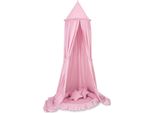 Set Di Baldacchini Per La Camera Dei Bambini - Hemelje - Cotone - Incluso Nido E 2 Cuscini - Rosa