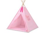 Tenda Tipi Per Bambini - Tenda Da Gioco - Con Tappeto Da Gioco E Piume, Stabile E Portatile
