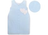 Sacco A Pelo, Sacco A Pelo, Ipoallergenico, Morbido Pile, Zip Intera - Righe Blu