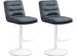 Set Di 2 Sgabelli Da Bar In Velluto - Sgabelli Alti - Massimo Comfort Di Seduta