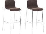Set Di 2 Sgabelli Da Bar - Sedie Da Bistrot - Design Moderno Ed Elevato Comfort Di Seduta