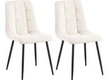Set Di 2 Sedie Da Pranzo - Sedie Da Pranzo - Imbottitura Confortevole