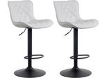 Set Di 2 Esclusivi Sgabelli Da Bar - Sedie Alte - Massimo Comfort, Design Girevole A 360°