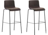 Set Di 2 Sgabelli Da Bar Moderni - Sgabelli Alti - Impilabili, Design Ergonomico