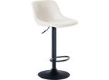 Sgabello Da Bar Regolabile - Sgabello Alto - Girevole A 360° E Confortevole, Metallo Nero