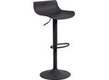 Elegante Sgabello Da Bar - Sgabello Da Bar Regolabile - Girevole A 360° Per Un Comfort Ottimale | Colore: Nero