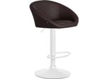 Sgabello Da Bar In Pelle Finta - Sgabello Da Bar - Altezza Regolabile - Design Senza Tempo