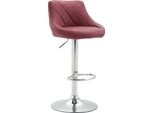 Sgabello Da Bar In Pelle Finta - Regolabile In Altezza E Girevole A 360° - Comfort Di Seduta Ottimale