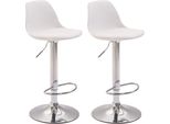 Set Di 2 Sgabelli Da Bar Moderni - Sgabello Da Bar - Regolabile In Altezza, Design Con Base A Tromba