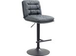 Sgabello Da Bar In Pelle Finta - Sgabello - Alto Comfort, Regolabile In Altezza E Girevole A 360°
