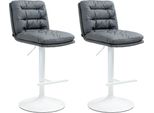 Set Di Sgabelli Da Bar Moderni - Sgabello In Pelle Finta - Altezza Regolabile