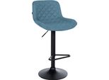 Sgabello Da Bar Blu - Design Moderno - Altezza Regolabile Per Il Massimo Comfort