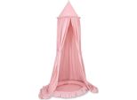 Set Con Baldacchino Sospeso E Nido Per Bambini - Set Da Cameretta - Cotone Oeko-Tex, Comfort Ipoallergenico