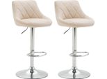 Set Di 2 Eleganti Sgabelli Da Bar - Sgabelli Alti - Girevoli A 360° E Con Seduta Confortevole