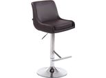 Sgabello Da Bar Regolabile In Pelle Finta - Sgabello Elegante - Ottimo Comfort Di Seduta