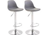 Set Di 2 Sgabelli Da Bar Moderni - Similcuoio E Plastica - Regolabile In Altezza, Comfort Di Seduta Ottimale