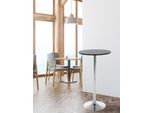 Tavolo Da Bar Rotondo 60 Cm - Tavolo Da Bar - Design Elegante E Robusto | Colore: Nero