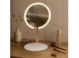 Specchio Per Il Trucco - Riflettore Cosmetico, Illuminazione Led Dimmerabile, Design Contemporaneo